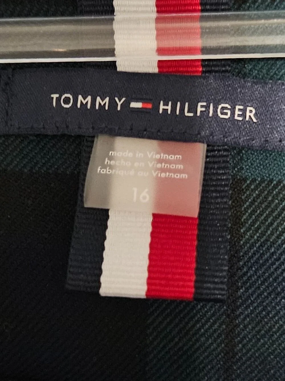 Tommy Hilfiger Plaid Blazer Size 16